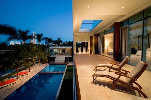 Arquitetura e Decoração de casa em Miami - vista